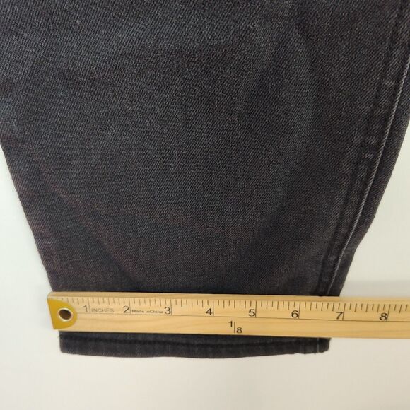 NWT Old Navy Jeans Women's Size 8 Black Mid-rise Boyfriend Built-In Warm - Picture 6 of 12